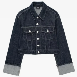 Y2K Cropped Denim Jacket - Vintage-Inspired Aesthetic Outerwear for Trendy Outfits