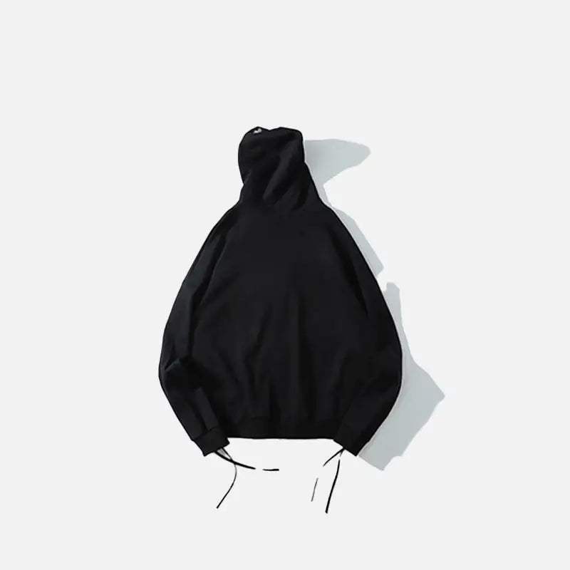 Y2K Dark Thoughts Hoodie - Trendy Grunge Aesthetic Pullover for Unique Style