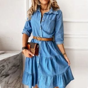 Y2K Denim Dress: Vintage-Inspired Aesthetic for Trendy Outfits and Everyday Style