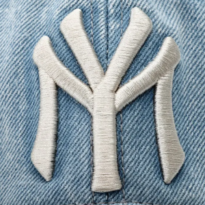 Y2K Denim NY Hat: Trendy Grunge Aesthetic Accessory for Stylish Outfits