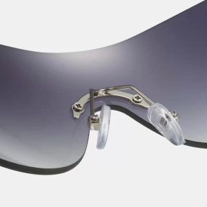 Y2K Diamond Heart Glasses for Coquette Aesthetic and Y2K Fashion Lovers