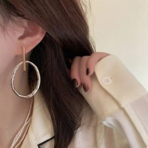 Y2K Fashion 2000s Hoop Earrings - Retro Aesthetic Jewelry for Trendy Outfits