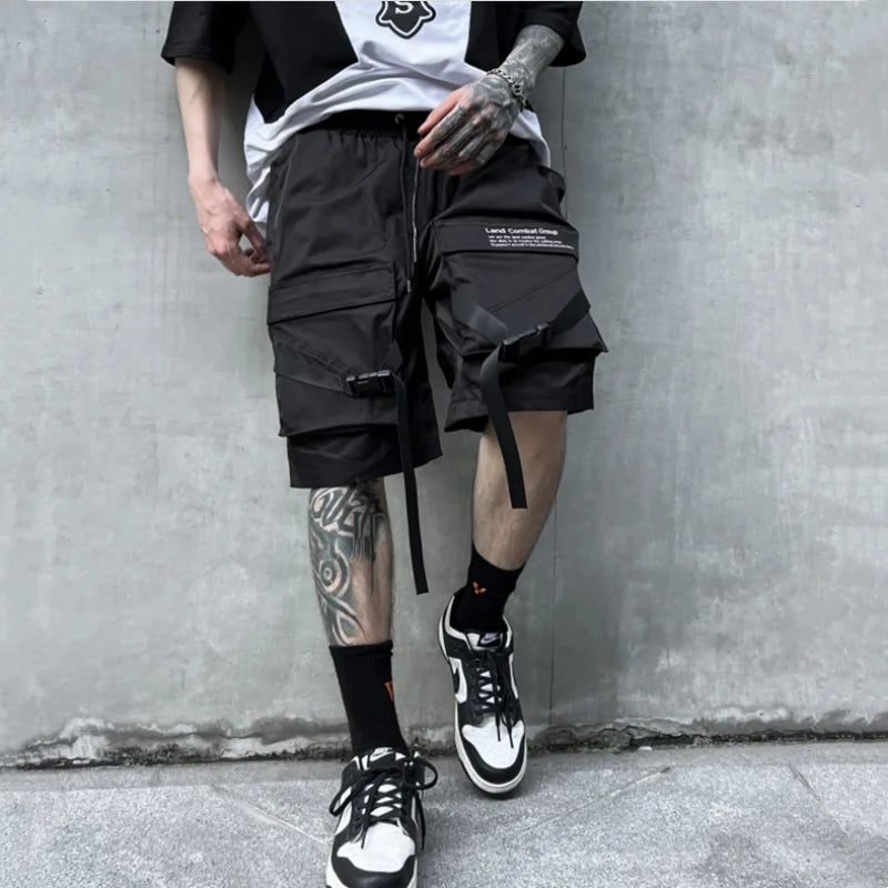 Y2K Fashion Cargo Shorts for Women - Trendy Streetwear with Grunge Aesthetic Style