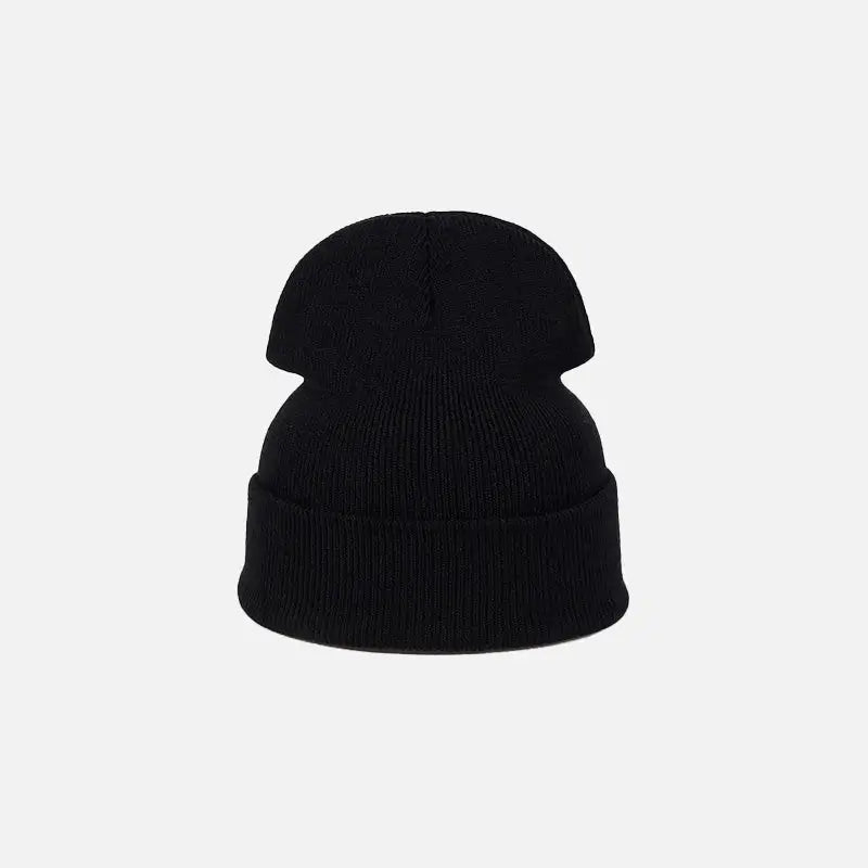 Y2K Fashion Gangster Knitted Beanies for Trendy Aesthetic Outfits and Cozy Style