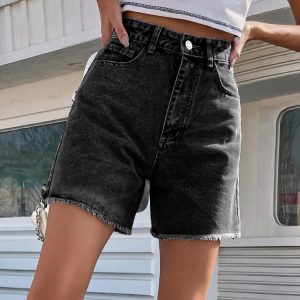 Y2K Fashion Women's Jorts Shorts - Trendy Denim Cutoffs for Coquette and Grunge Aesthetics