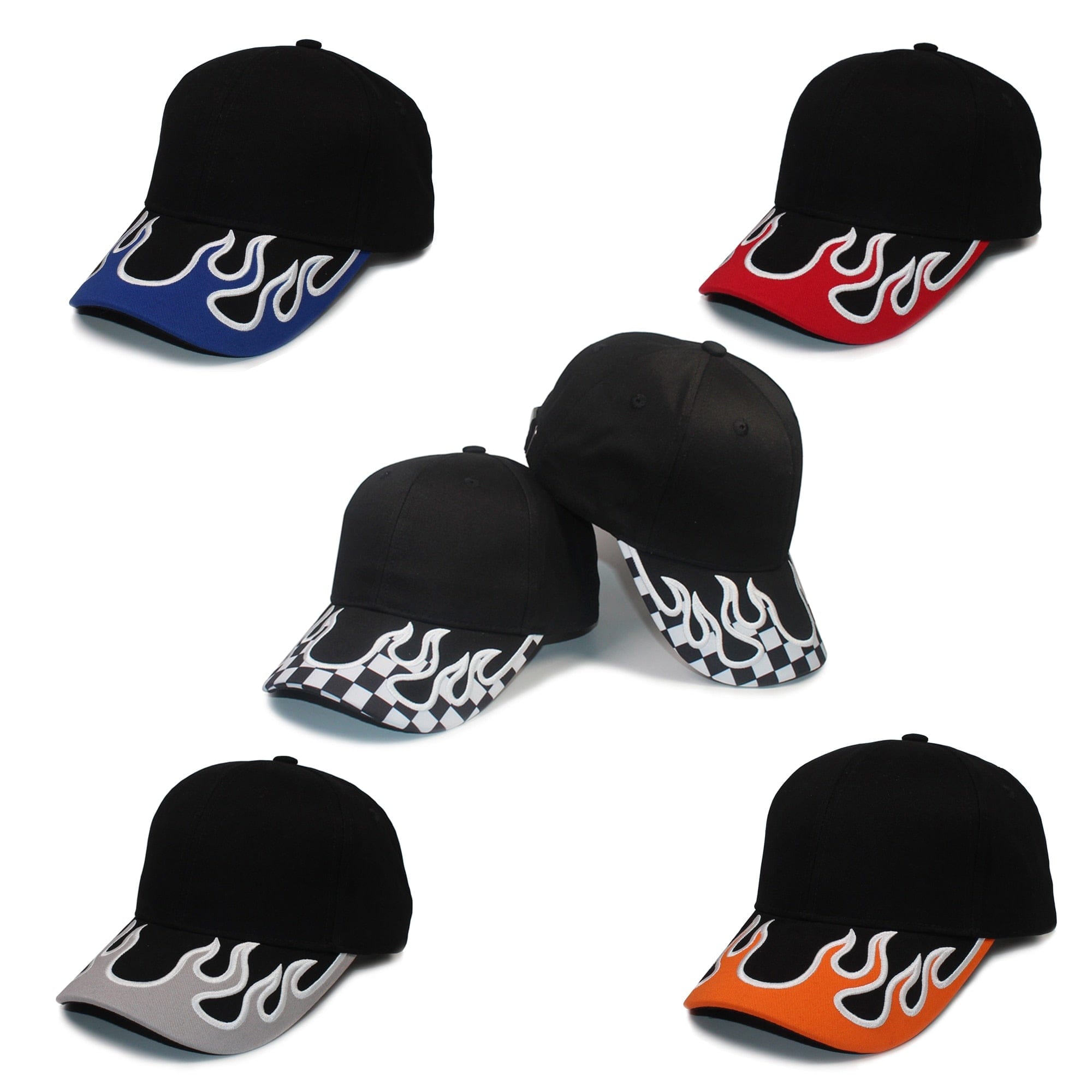 Y2K Flame Cap: Trendy Y2K Aesthetic Hat for Bold Fashion Statements and Unique Outfits