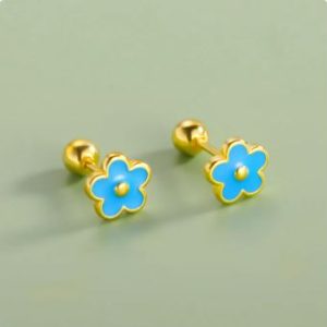 Y2K Flower Earrings Studs - Cute Coquette Aesthetic Jewelry for Trendy Outfits