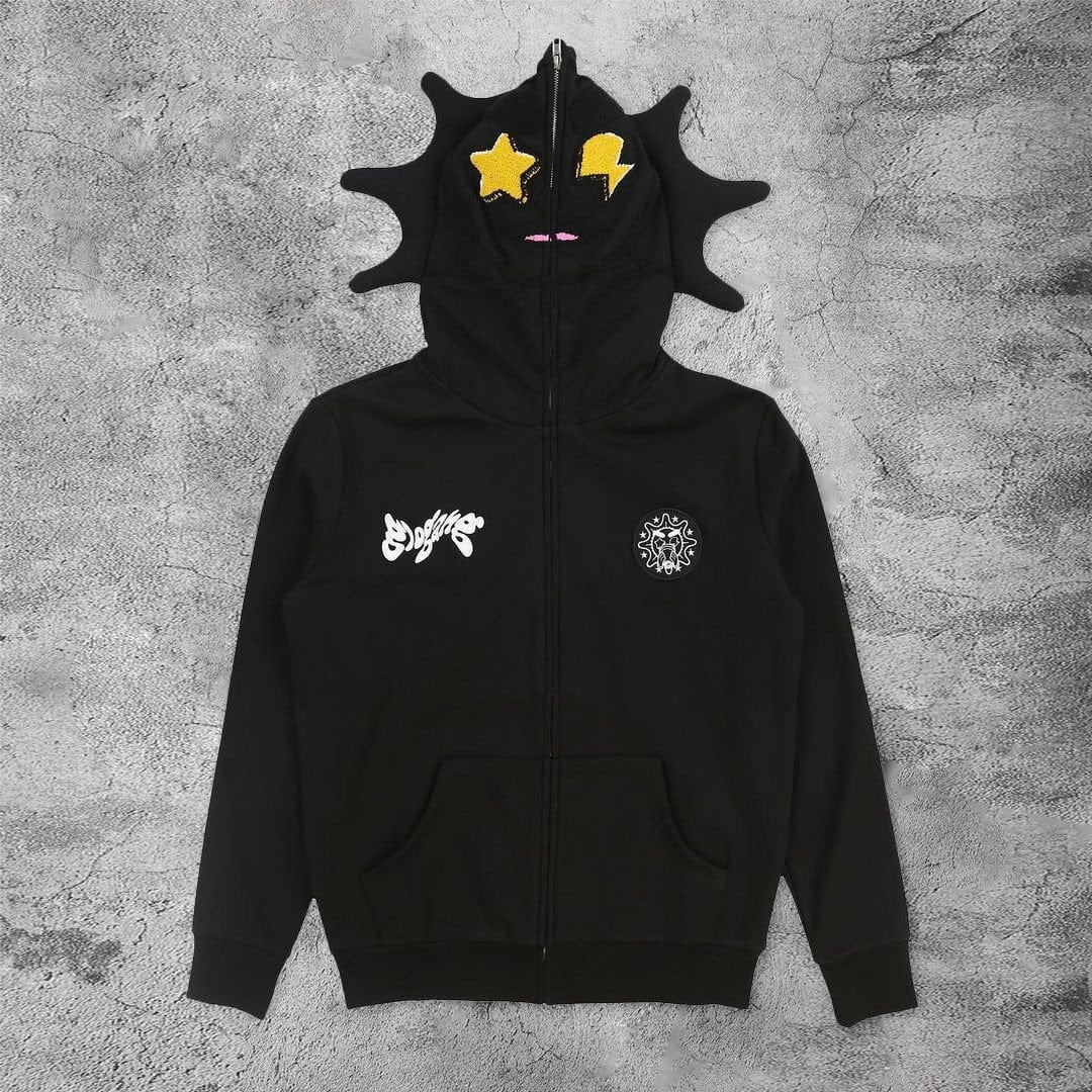 Y2K Glo Gang Hoodie: Trendy Y2K Aesthetic Pullover for Cozy Grunge Style and Vibes