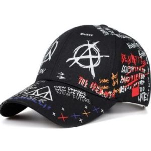 Y2K Graffiti Print Bucket Hat - Trendy Y2K Aesthetic Accessory for Stylish Outfits