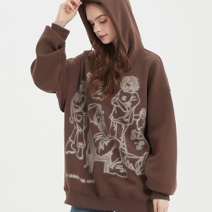 Y2K Graphic Hoodie: Trendy Y2K Aesthetic Pullover for Cozy, Stylish Outfits