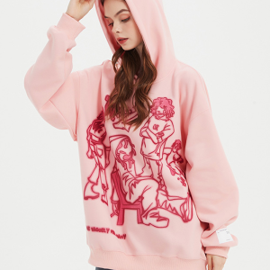 Y2K Graphic Hoodie: Trendy Y2K Aesthetic Pullover for Cozy, Stylish Outfits