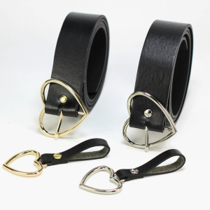 Y2K Heart Belt: Trendy Coquette Style Accessory for Aesthetic Outfits and Grunge Looks