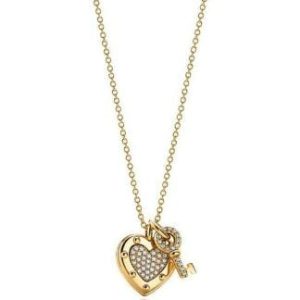 Y2K Heart Necklace: Cute Coquette Aesthetic Jewelry for Y2K Fashion Lovers