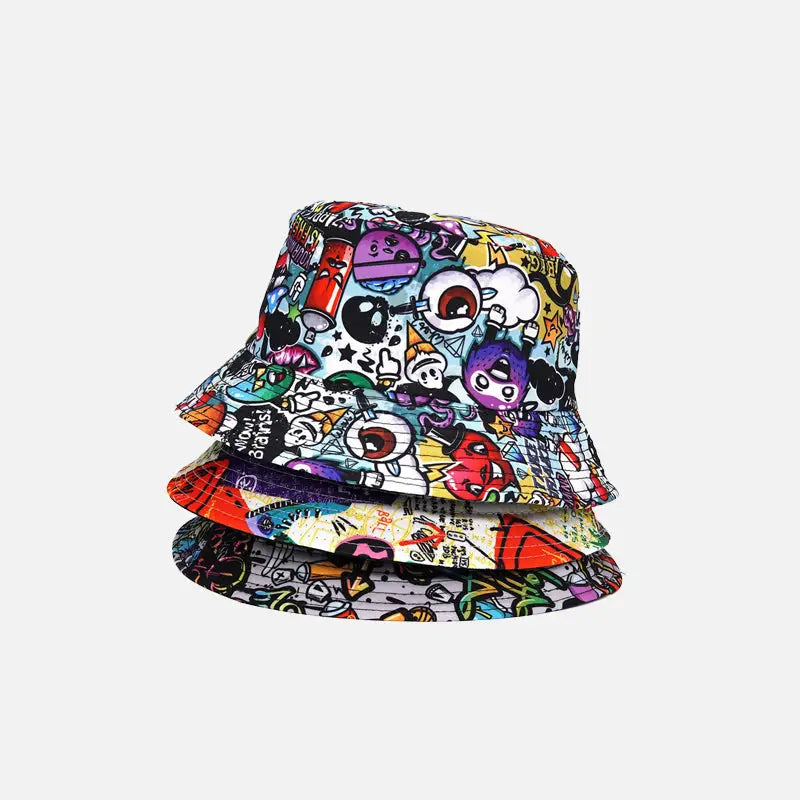 Y2K Hip Hop Bucket Hats for Trendy Street Style and Aesthetic Outfits