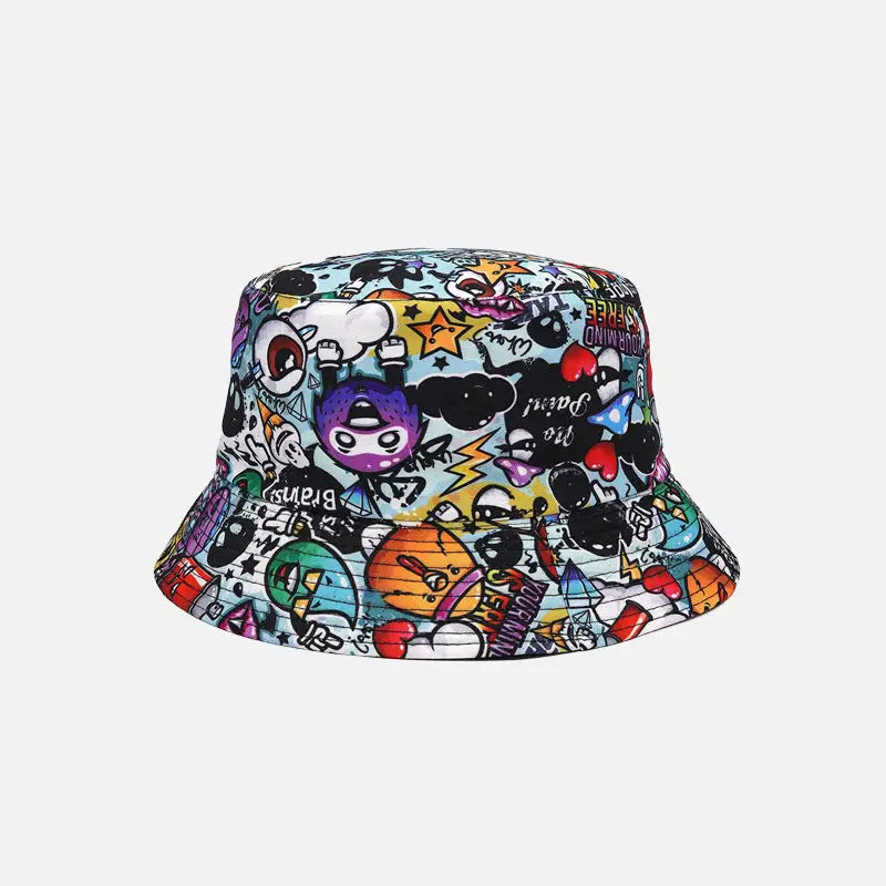 Y2K Hip Hop Bucket Hats for Trendy Street Style and Aesthetic Outfits