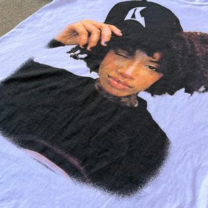 Y2K Hip Hop Graphic Tee - Retro Streetwear Style for Trendy Aesthetic Outfits