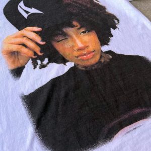 Y2K Hip Hop Graphic Tee - Retro Streetwear Style for Trendy Aesthetic Outfits