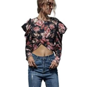 Y2K Long Sleeve Crop Top - Trendy Y2K Aesthetic Top for Stylish Outfits and Layering