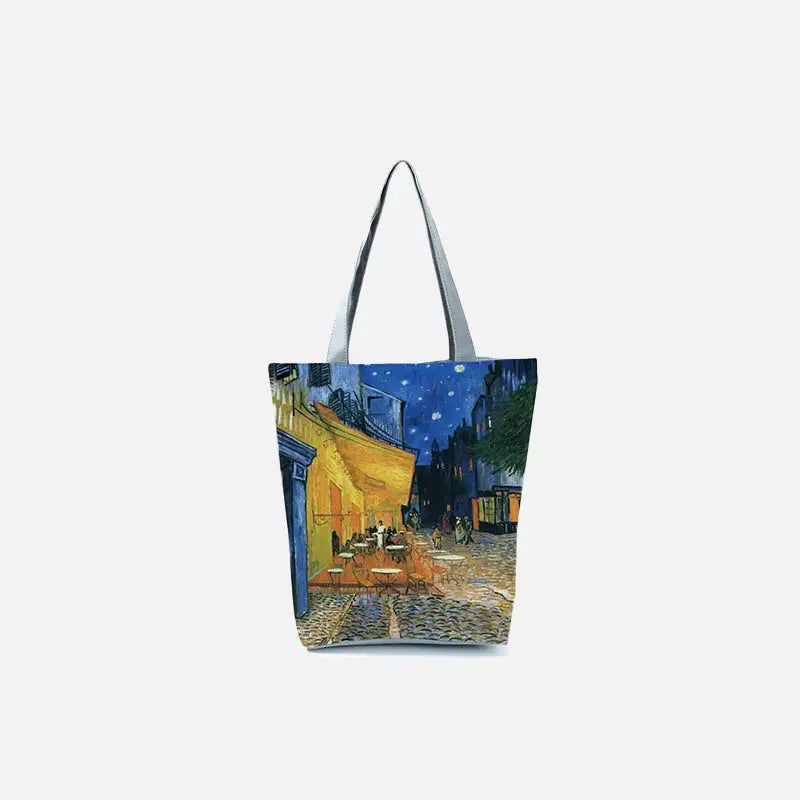 Y2K Night In Paris Aesthetic Tote Bag - Vintage Style for Trendy Outfits