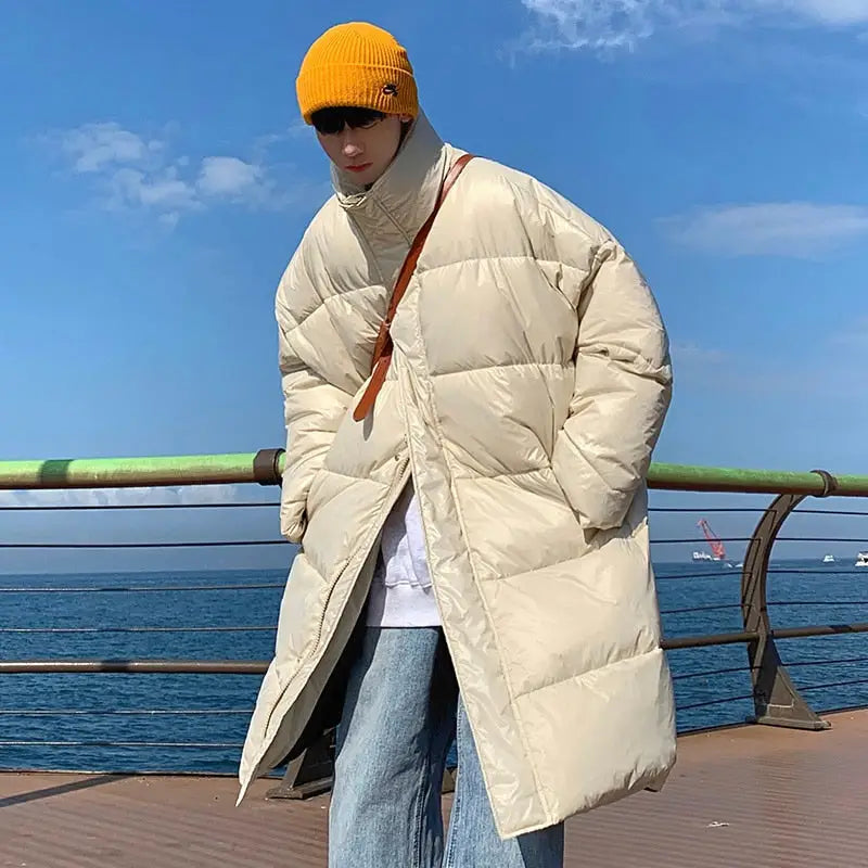 Y2K Oversized Puffer Jacket for Cozy Winter Aesthetic Fashion