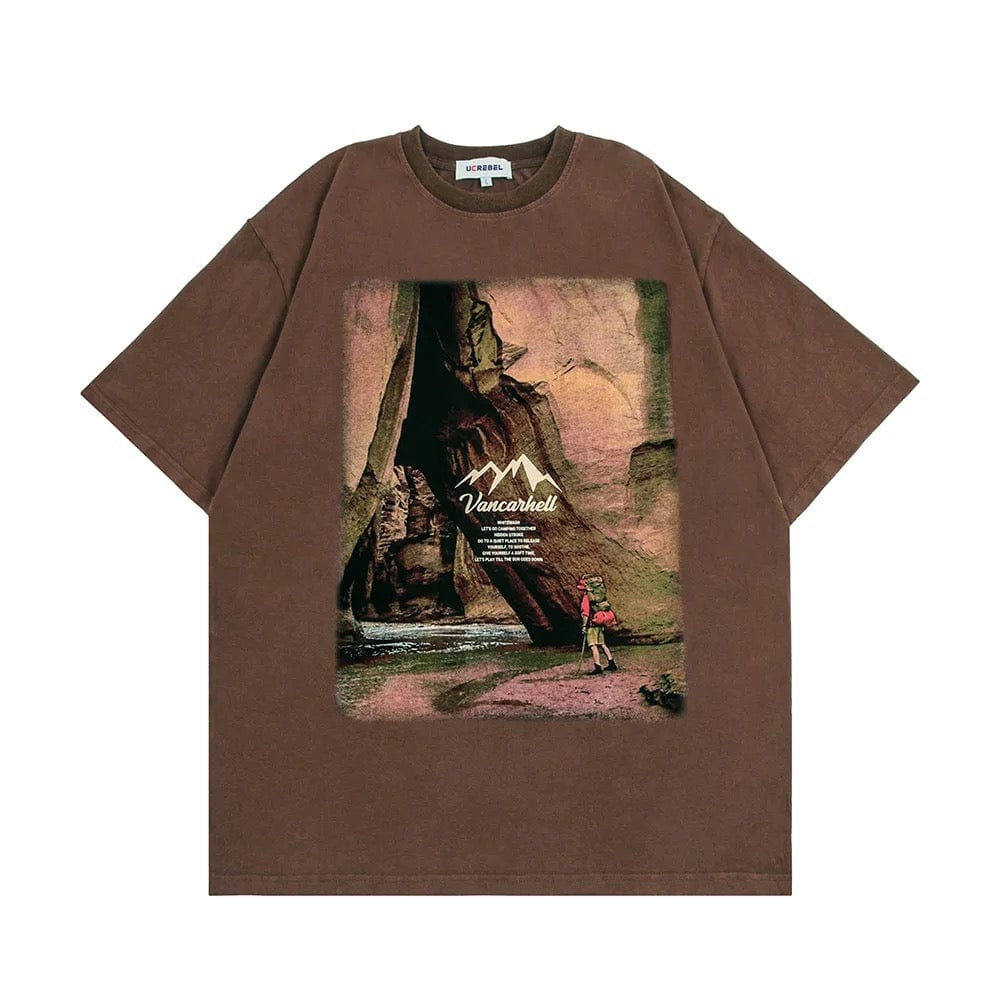 Y2K Oversized T-Shirt: Vintage-Inspired Grunge Aesthetic Tee for Trendy Outfits