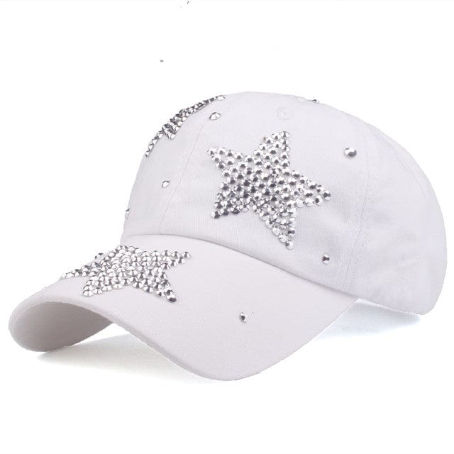 Y2K Rhinestone Baseball Hat for Trendy Coquette and Grunge Aesthetic Outfits