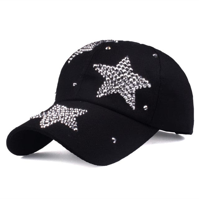 Y2K Rhinestone Baseball Hat for Trendy Coquette and Grunge Aesthetic Outfits