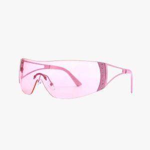 Y2K Rimless Glasses for Trendy Aesthetic Looks - Vintage Y2K Style Eyewear