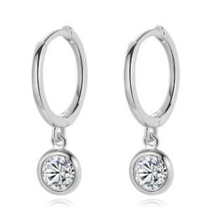 Y2K Silver Earrings: Trendy Coquette Aesthetic Jewelry for Y2K Fashion Lovers