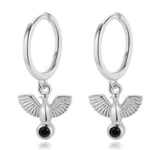 Y2K Silver Earrings: Trendy Coquette Aesthetic Jewelry for Y2K Fashion Lovers