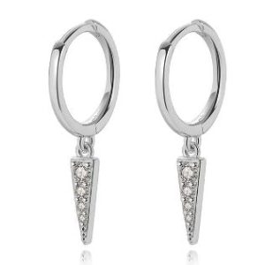 Y2K Silver Earrings: Trendy Coquette Aesthetic Jewelry for Y2K Fashion Lovers