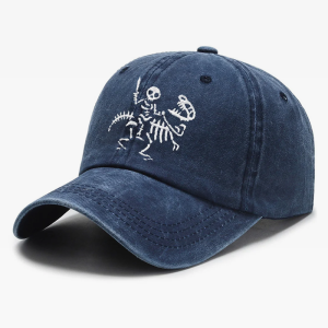 Y2K Skeleton Cap: Trendy Grunge Aesthetic Hat for Edgy Outfits and Unique Style