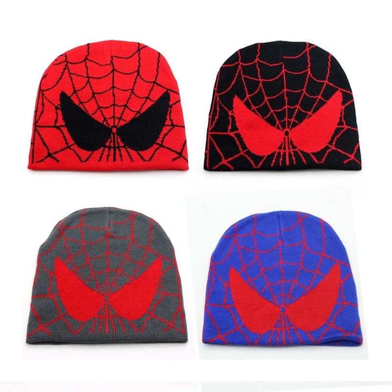 Y2K Spiderman Beanie: Trendy Y2K Aesthetic Accessory for Cozy, Edgy Outfits