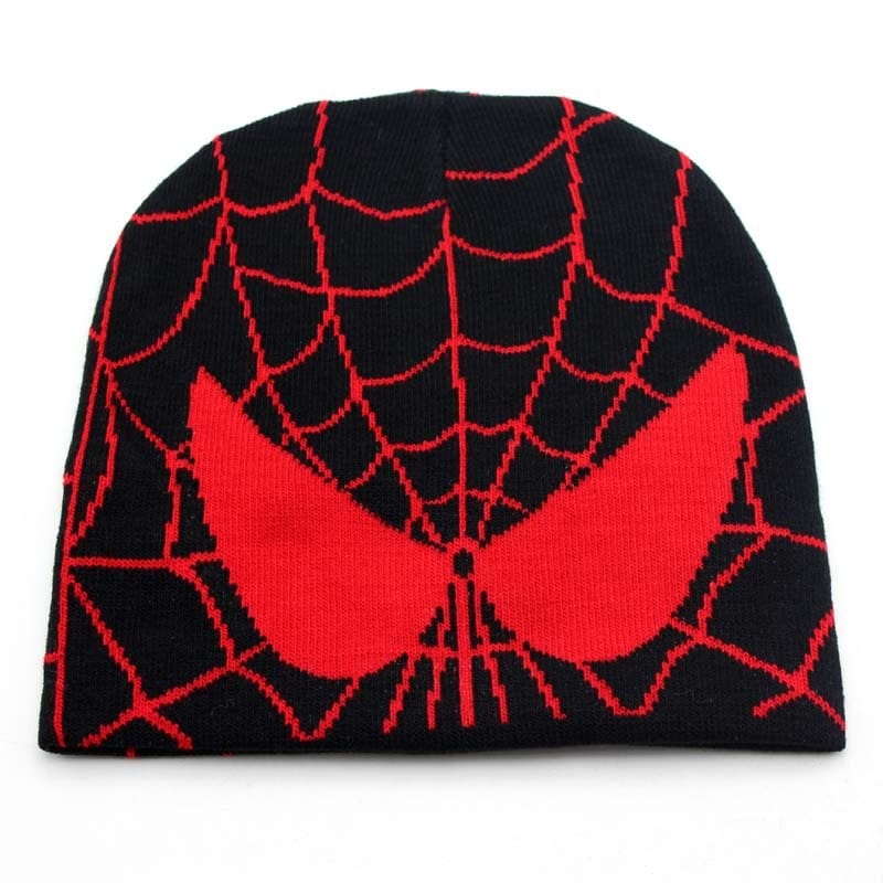 Y2K Spiderman Beanie: Trendy Y2K Aesthetic Accessory for Cozy, Edgy Outfits