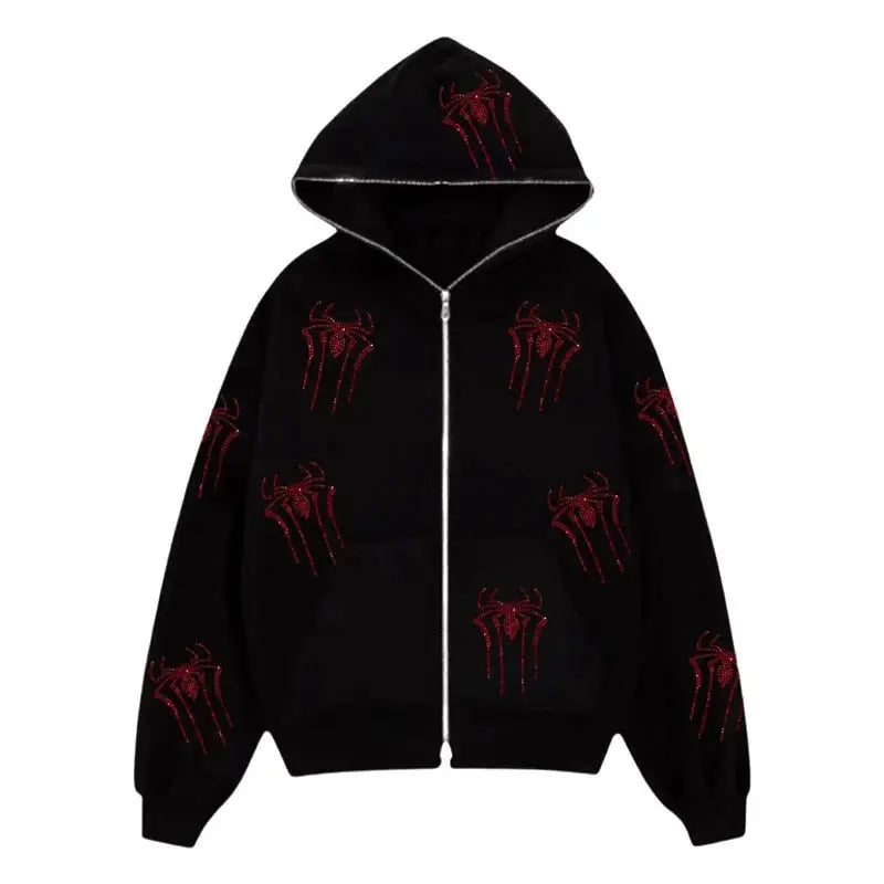 Y2K Spiderman Hoodie: Perfect for Fans of Y2K Fashion and Nostalgic Aesthetics