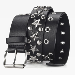 Y2K Star Belt: Trendy Accessory for Coquette Aesthetic and Grunge Style Outfits