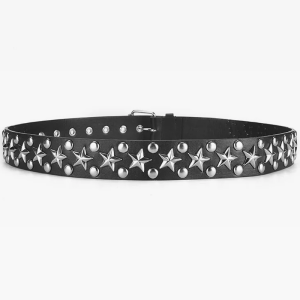 Y2K Star Belt: Trendy Accessory for Coquette Aesthetic and Grunge Style Outfits