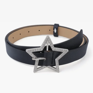 Y2K Star Buckle Belt - Trendy Accessory for Coquette and Grunge Aesthetic Outfits