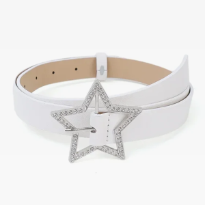 Y2K Star Buckle Belt - Trendy Accessory for Coquette and Grunge Aesthetic Outfits