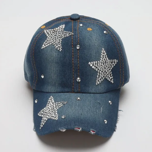 Y2K Star Cap: Trendy Aesthetic Hat for Coquette and Grunge Styles