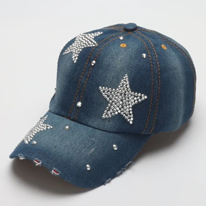 Y2K Star Cap: Trendy Aesthetic Hat for Coquette and Grunge Styles