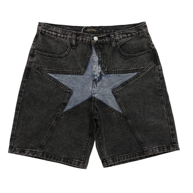 Y2K Star Cargo Shorts for Trendy Aesthetic Outfits and Comfy Summer Vibes