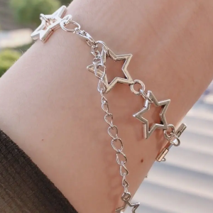 Y2K Star Charm Bracelet - Cute Aesthetic Jewelry for Coquette and Grunge Styles