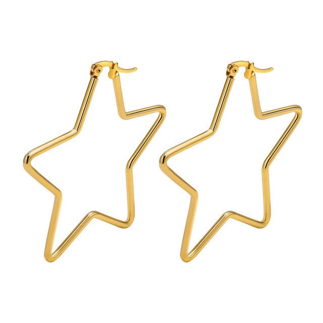 Y2K Star Earrings: Trendy Coquette Aesthetic Jewelry for Y2K Fashion Lovers