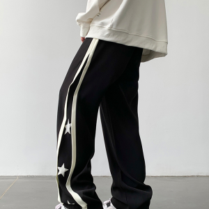 Y2K Star Joggers: Trendy Grunge Aesthetic Pants for a Chic and Comfy Look