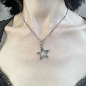 Y2K Star Necklace: Trendy Coquette Aesthetic Jewelry for a Chic Look