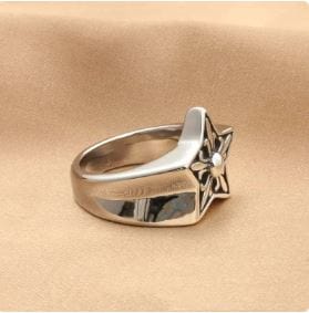 Y2K Star Pattern Ring - Trendy Coquette Aesthetic Jewelry for Y2K Fashion Lovers