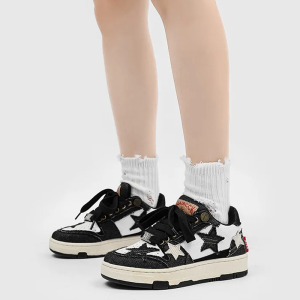 Y2K Star Shoes: Trendy Platform Sneakers for Coquette and Grunge Aesthetic Outfits