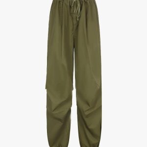 Y2K Streetwear Cargo Pants for Women - Trendy Grunge Aesthetic Bottoms for Stylish Outfits