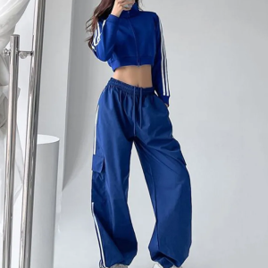 Y2K Striped Sweatpants for Comfy Aesthetic Outfits - Retro Grunge Style Essentials